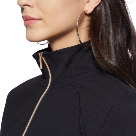 avec les filles // black zip performance jacket - Picture 6 of 7
